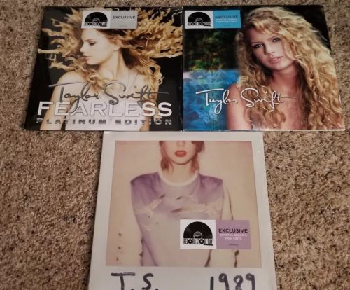 Taylor Swift COMPLETE 1989 Reputation COLORED Vinyl 12 LP RSD 2018 FYE #d  LOT