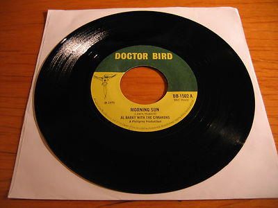 英7” Al Barry, The Cimarons / The M Morning Sun / Over And Over DB1502 Doctor Bird /00080 Al Barry & The Cimarons - Morning Sun (Doctor Bird 1970