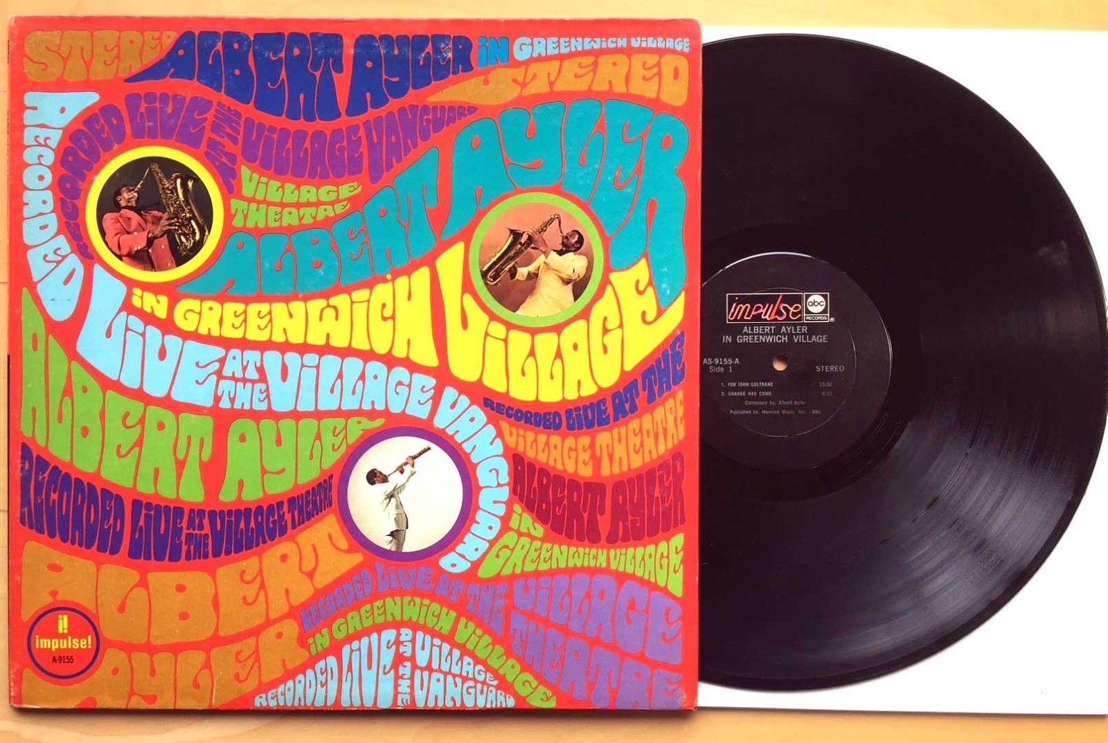 米LP  Ayler In Greenwich Village AS9155 IMPULSE /00407 LP/GF ALBERT AYLER In Greenwich Village AS9155 IMPULSE US | eBay