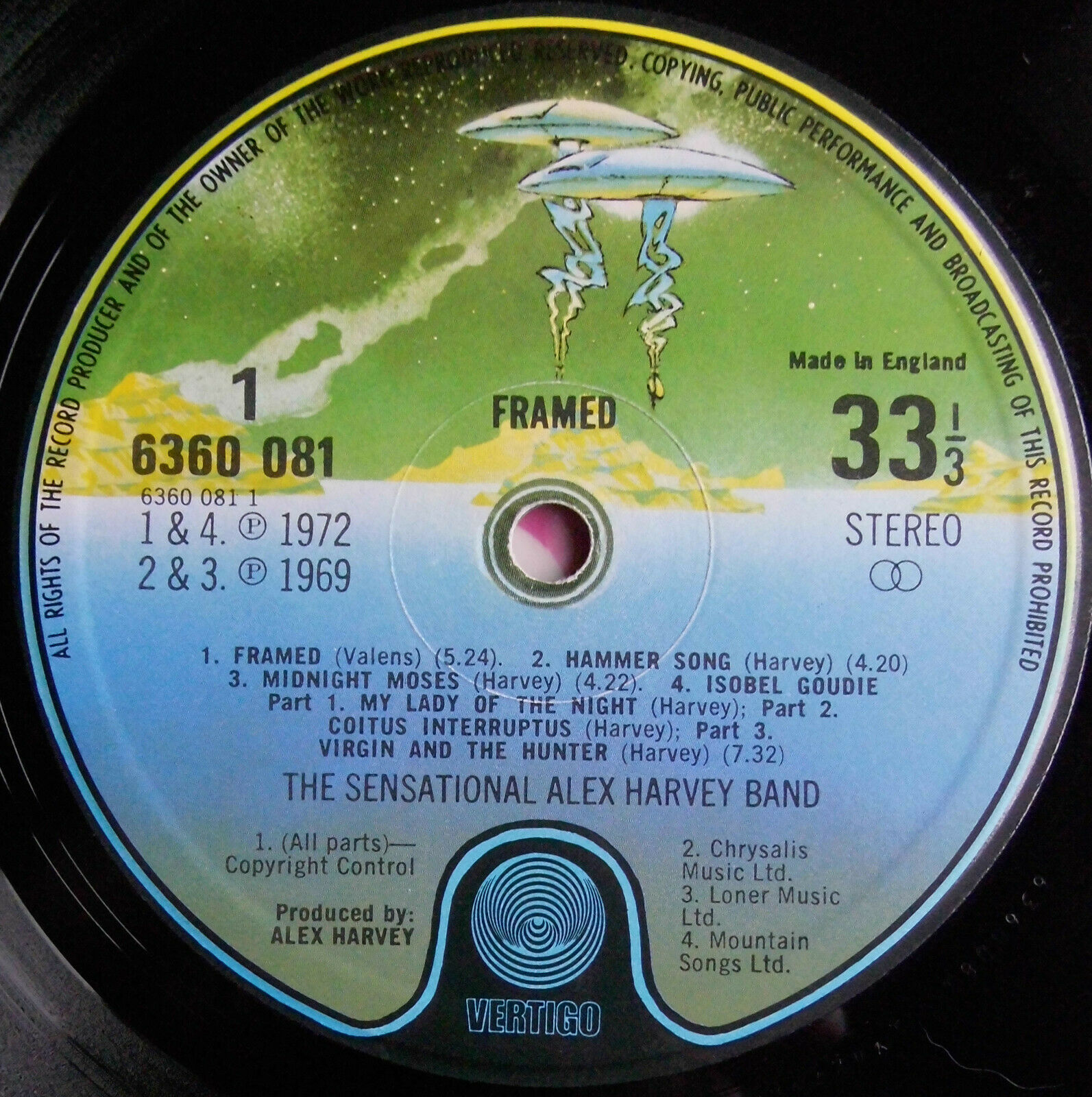 The Sensational Alex Harvey Band Isobel Goudie