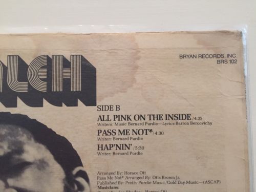 洋楽 BERNARD PRETTY PURDIE OST LIALEH LP FUNK Bernard 