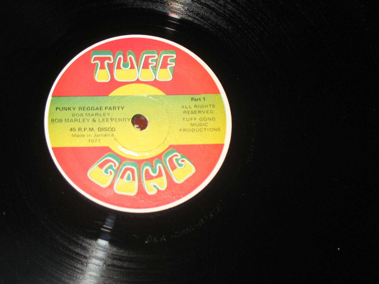 ジャマイカ12” Bob Marley, Lee Perry Punky Reggae Party NONE TUFF GONG /00250 Bob Marley & Lee Perry – Punky Reggae Party – Vinyl (12