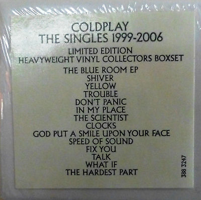 COLDPLAY The Singles 1999/2006 