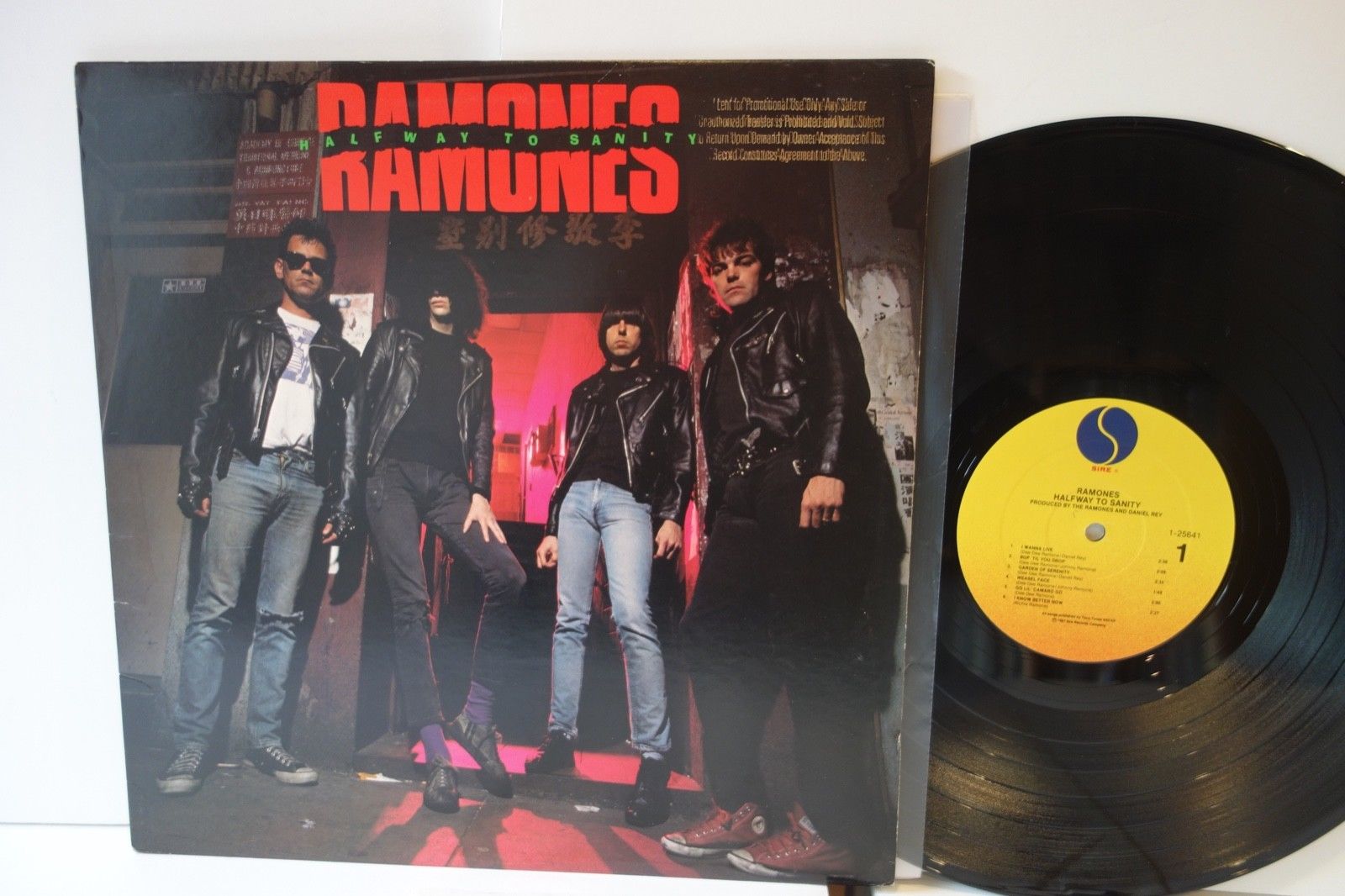 レア盤 Ramones – Halfway To Sanity LP-