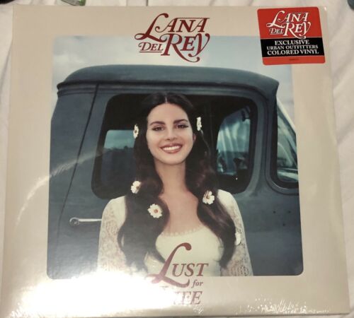 Lana Del Rey LUST FOR LIFE LIMITED COKE BOTTLE CLEAR 2LP VINYL 1st Press  SEALED