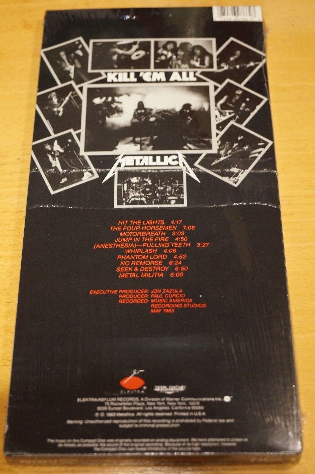 Sealed】Metallica Kill 'Em All Box