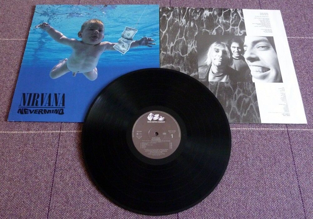 Nirvana – Nevermind 1991 German LP with misprinted inner sleeve