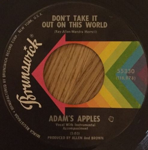 Adams Apples Dont Take It Out On This World Dont You Want Me Home Adams Apples Dont Take It Out On This World Dont You Want Me Home