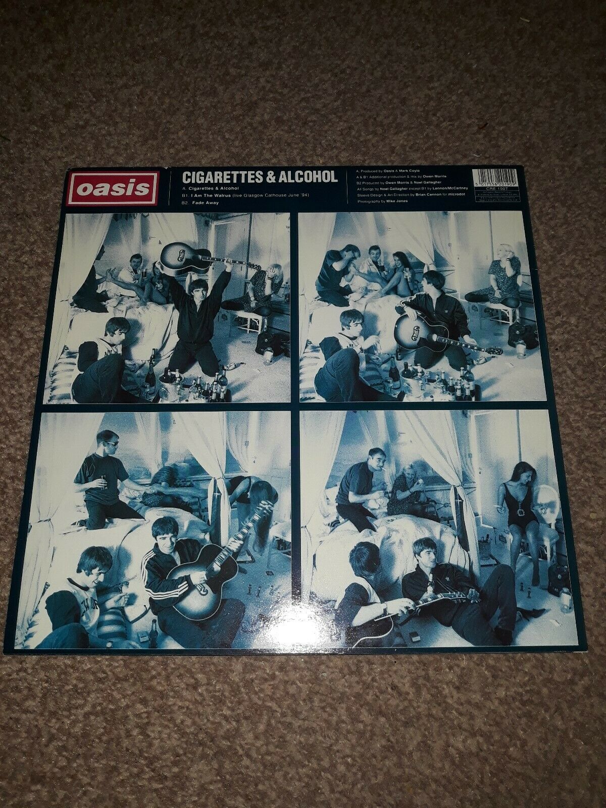 英12” Oasis Cigarettes &amp; Alcohol CRE190T CREATION /00250 12