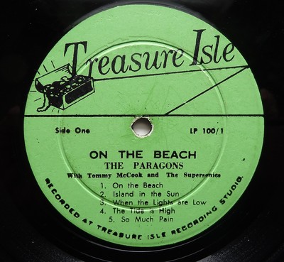 英LP Paragons On The Beach: Rock Steady Beat TILP1001 Treasure Isle /00260 On the Beach With the Paragons - Amazon.com Music