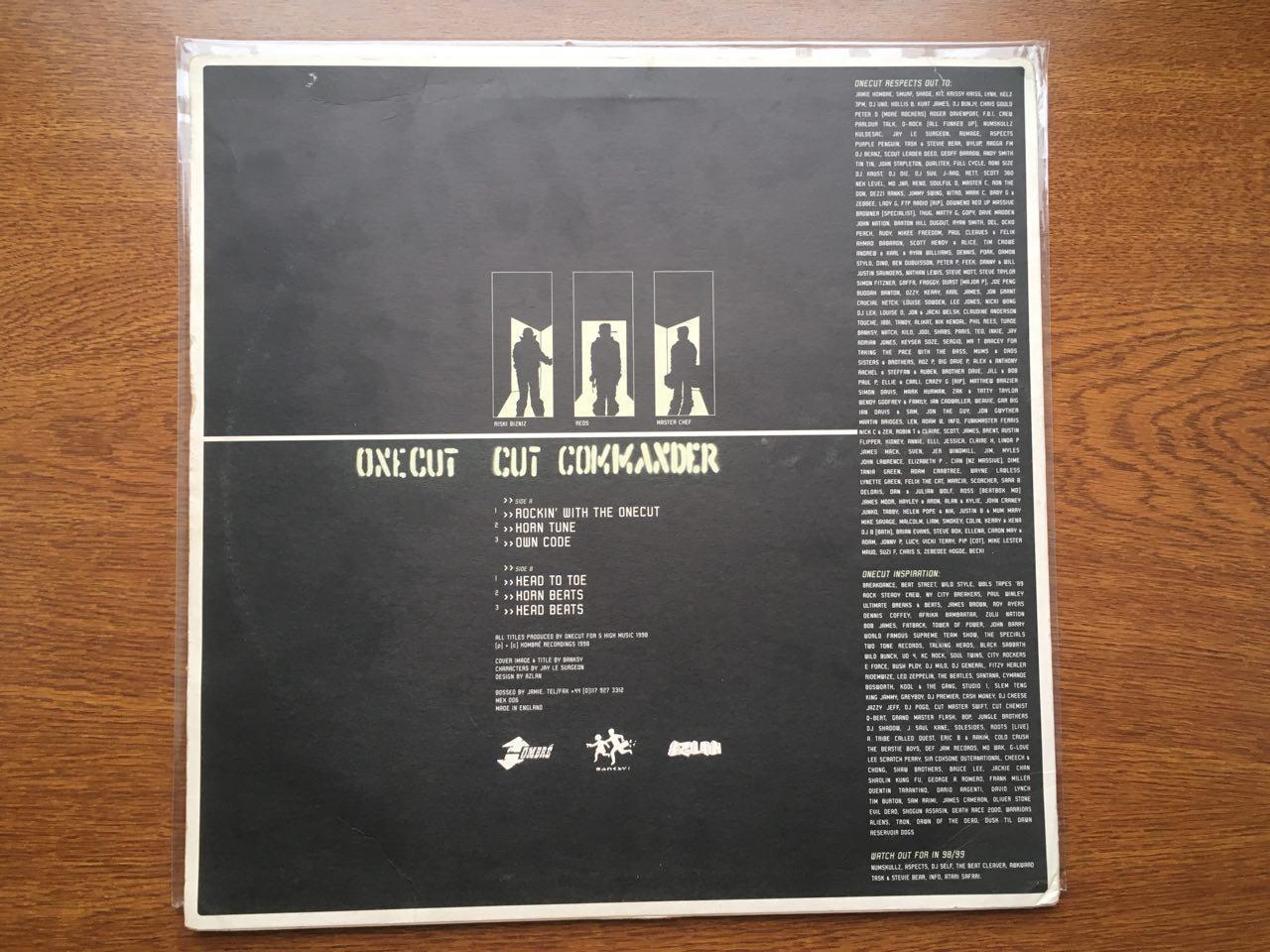 ONECUT / CUT COMMANDER EP バンクシー - レコード