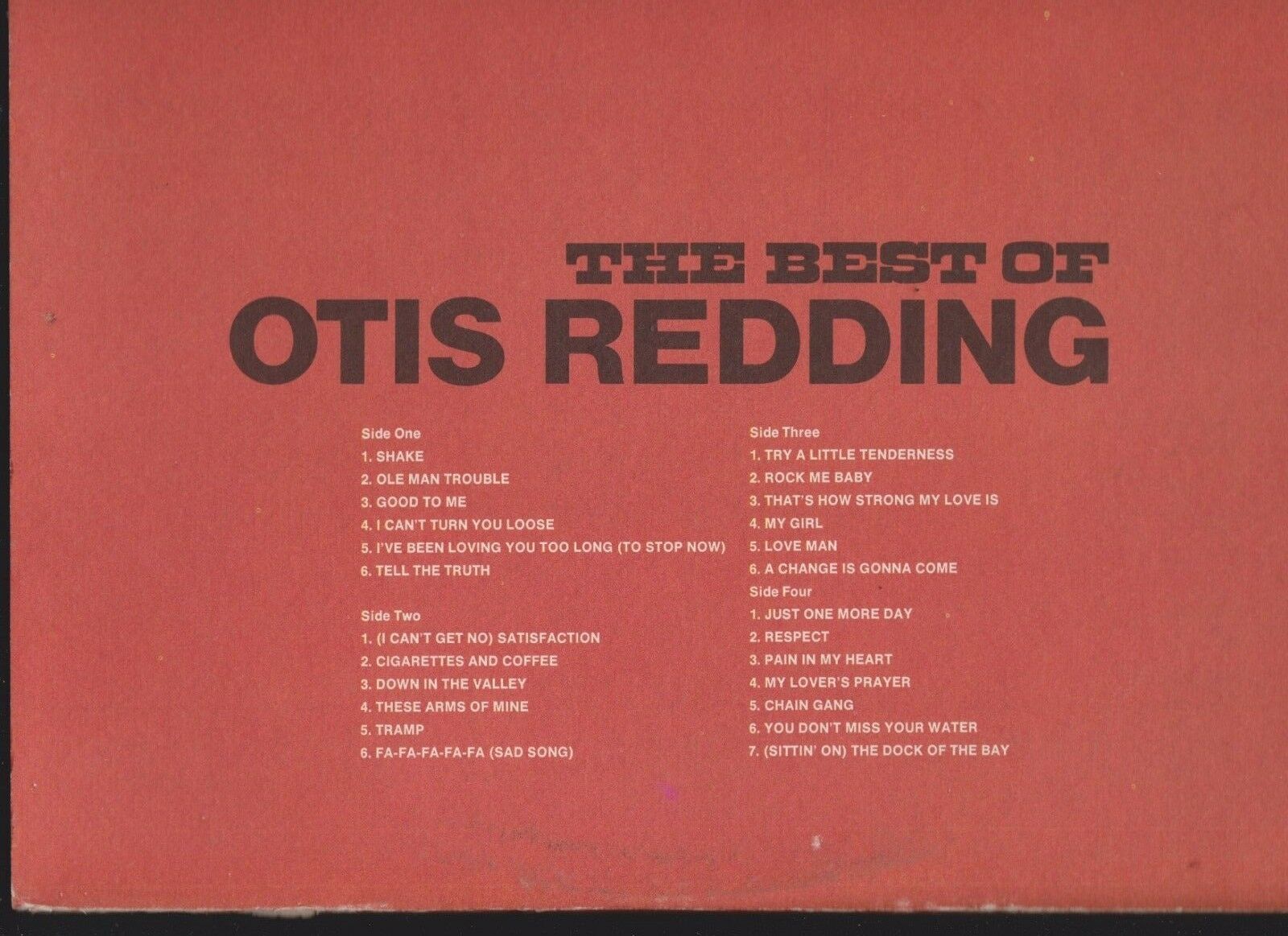 Otis Redding The Soul Album 2017 180g Vinyl Discogs