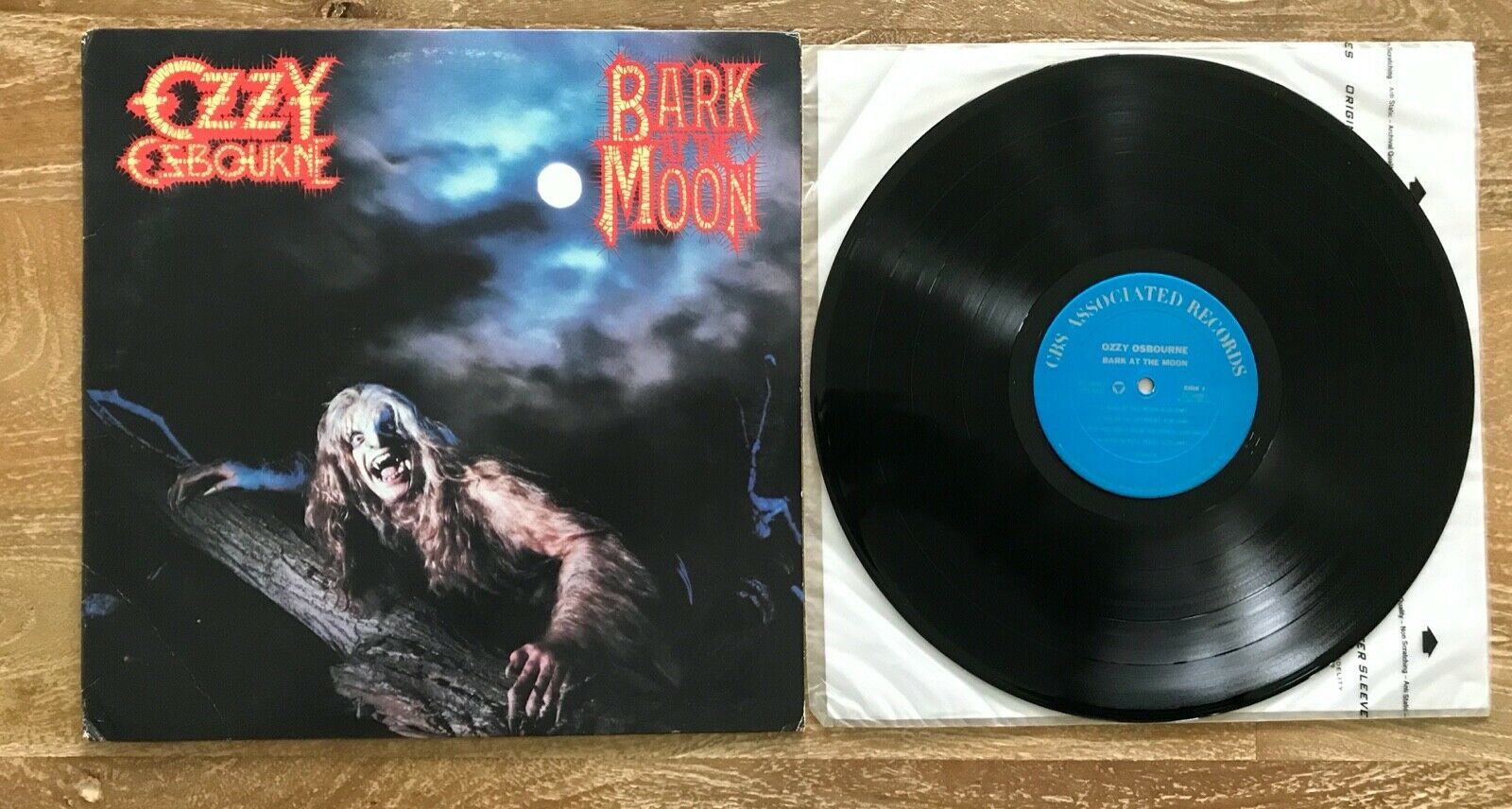 ozzy osbourne vinyl bark at the moon