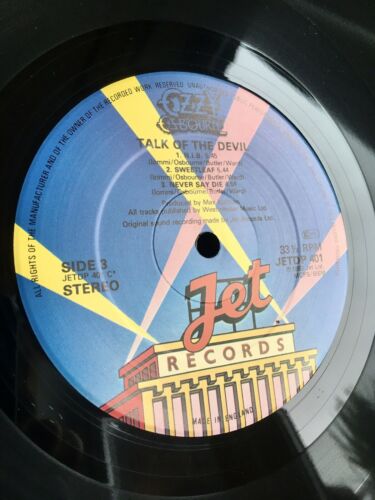 ozzy osbourne talk of the devil vinyl