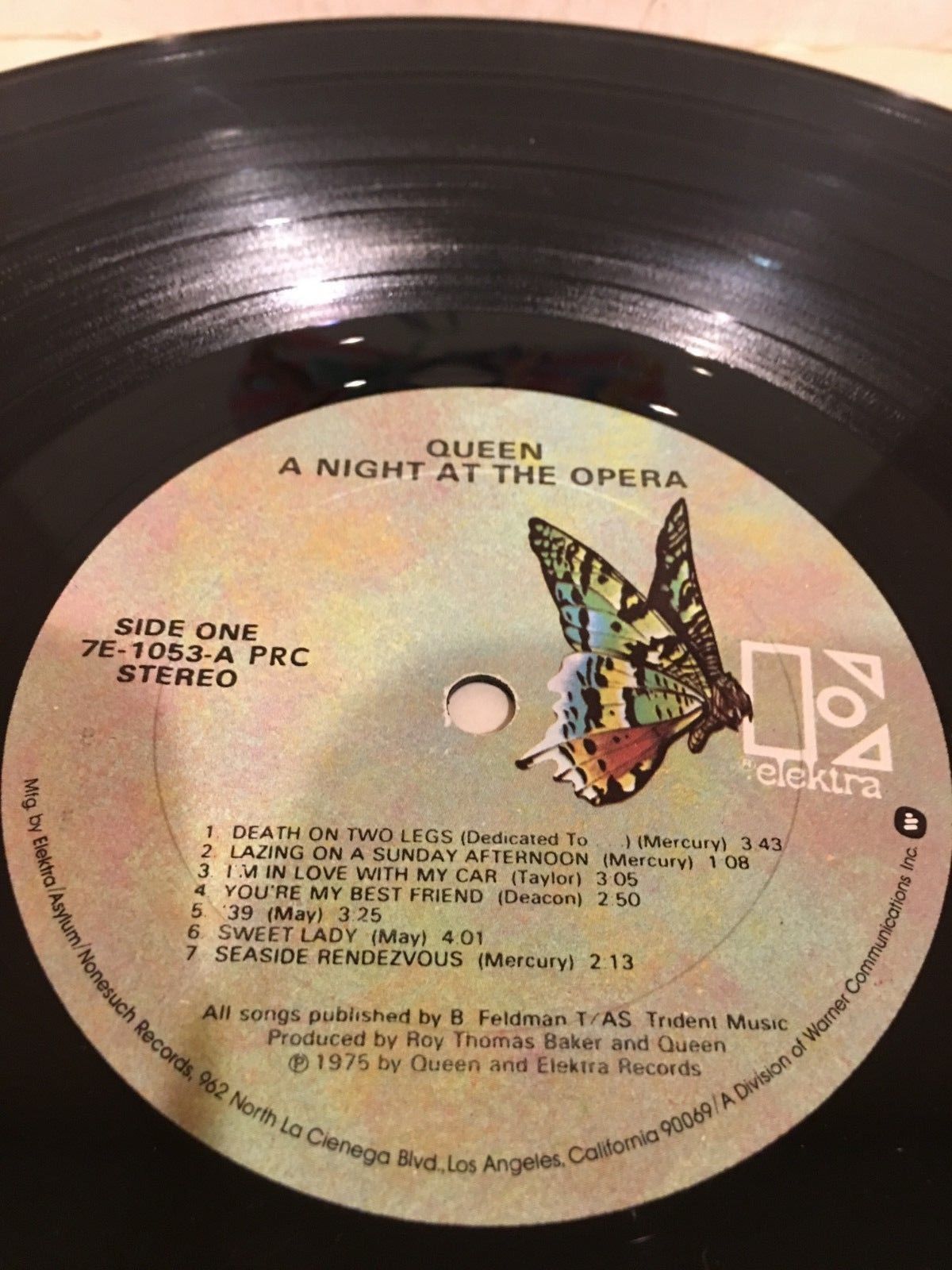 QUEEN Vinyl Records A Night At The Opera ( 1975 )Disco de Vinilo Queen