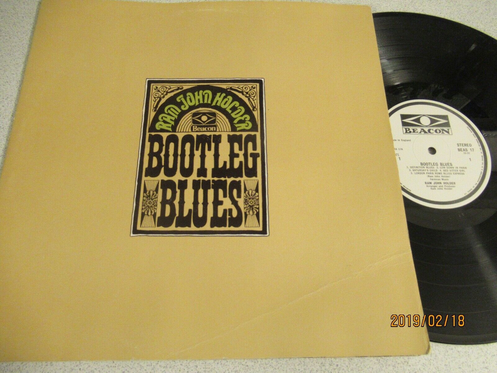 英LP Ram John Holder Bootleg Blues BEAS17 BEACON /00400