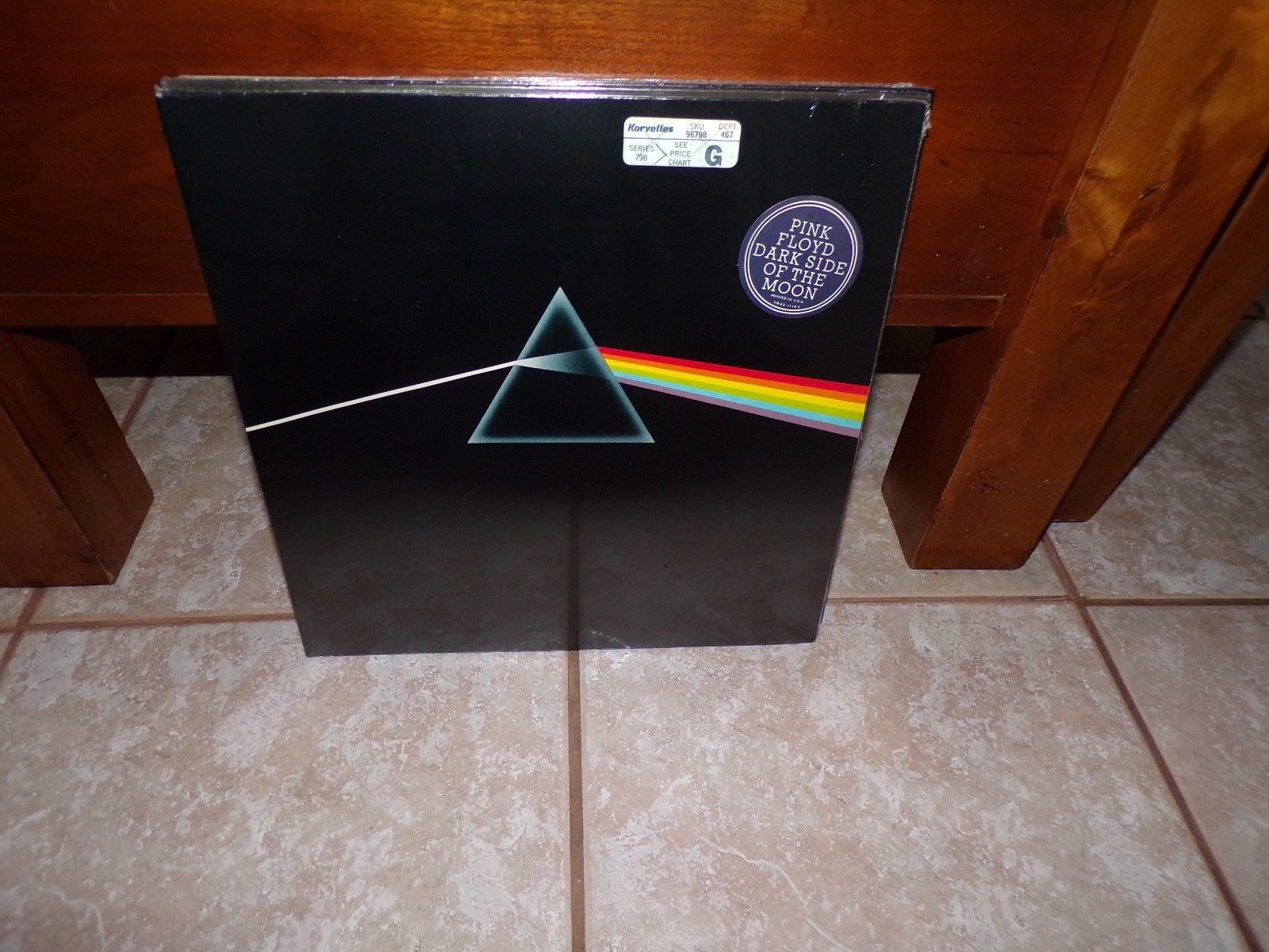 Gripsweat Pink Floyd Dark Side Of The Moon Rare 1973 Emi Harvest Italian Edition Vinyl Lp