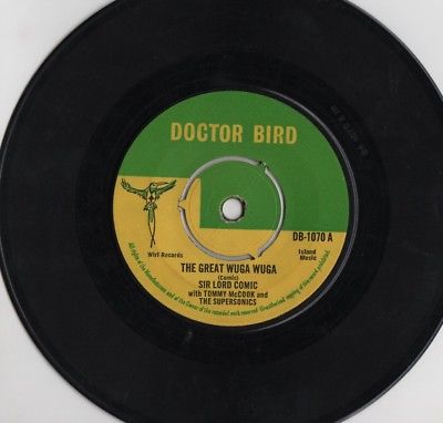 英7” Sir Lord Comic With  McCo The Great Wuga Wuga DB1070 Doctor Bird /00050 英7” Sir Lord Comic With McCo The Great Wuga Wuga DB1070