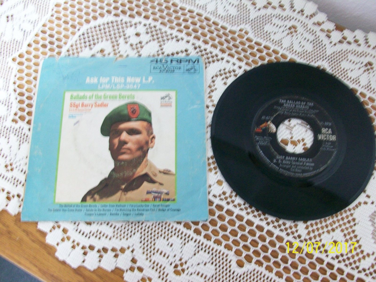 Roots Vinyl Guide Barry sadler's letter from vietnam in special tribute to and sincere. roots vinyl guide