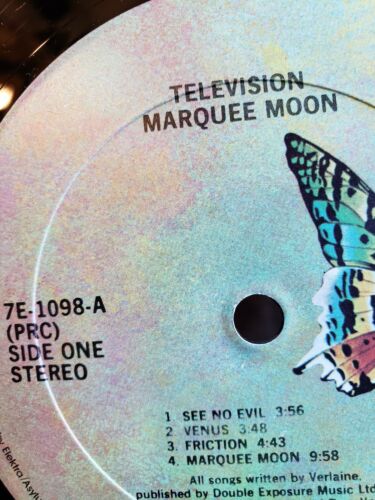 Television Marquee Moon 1977 White Paper Labels Cassette Discogs