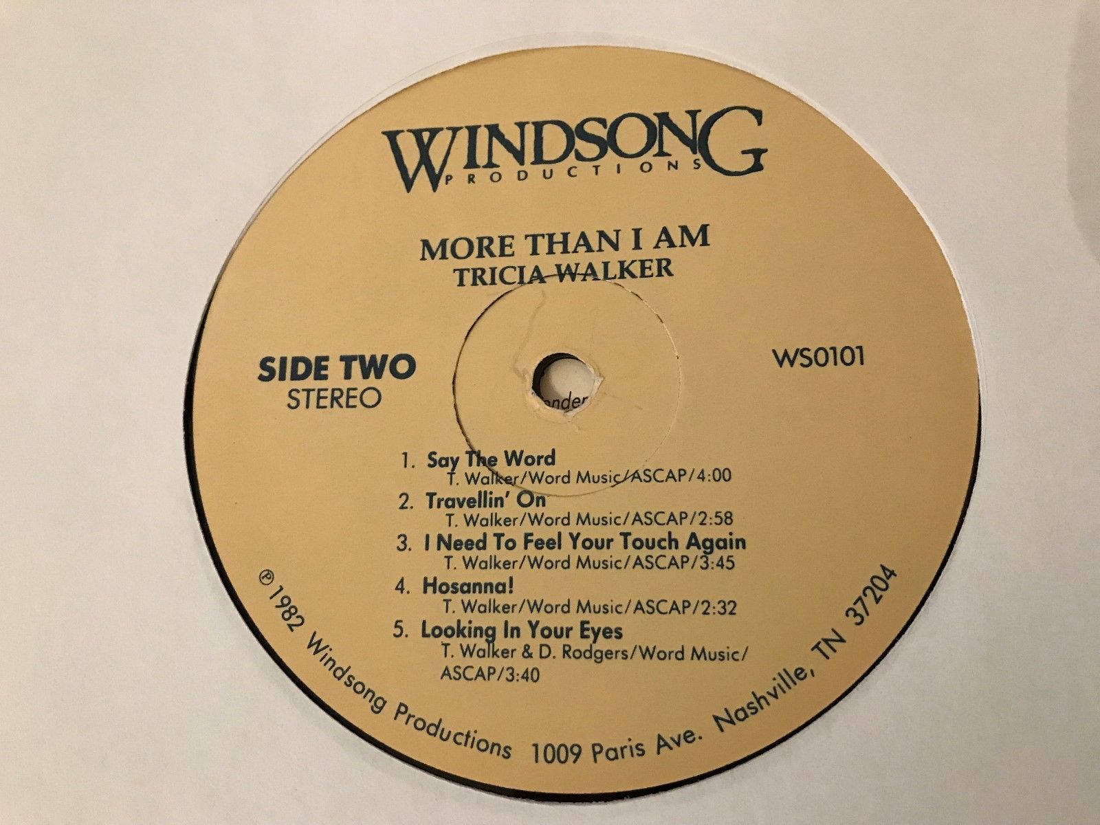 Tricia Walker – More Than I Am LP Roots Vinyl Guide