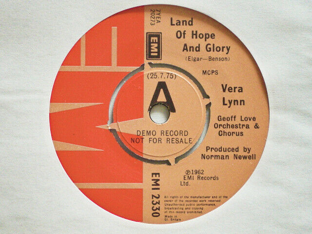 Vera Lynn Land Of Hope And Glory Text