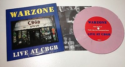 WARZONE LIVE AT CBGB VR11 ピンクレコード WARZONE LIVE AT CBGB VR11 ピンクレコード